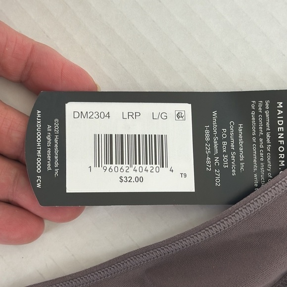 MAIDENFORM Seamless Lounge Bra Large Sparrow (Purple Brown) NWT - Picture 7 of 11